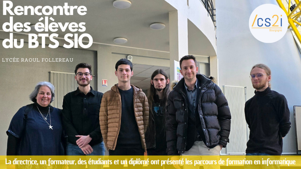 photo de l'équipe qui s'est rendue au lycée Raoul Follereau