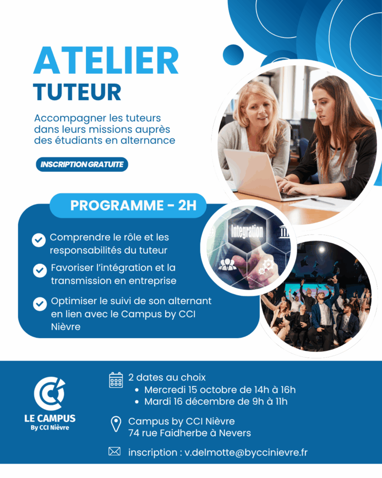 ateliers à l'attention des tuteurs de nos alternants